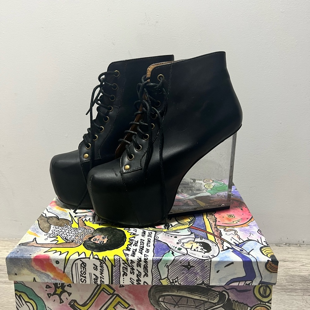 Limited Edition: Jeffrey Campbell Lolita Clear Heels